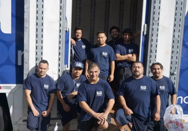 BLVD MOVING trucks
