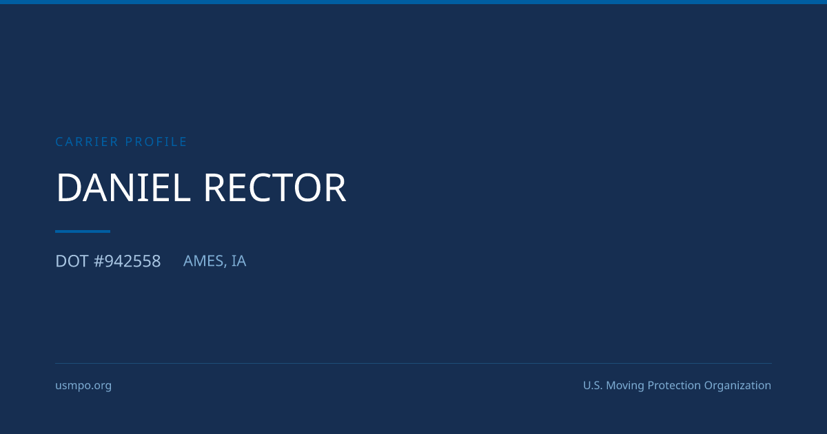 Daniel Rector Reviewed | USMPO