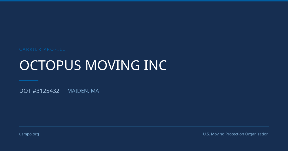 Octopus Moving Inc Reviewed | USMPO