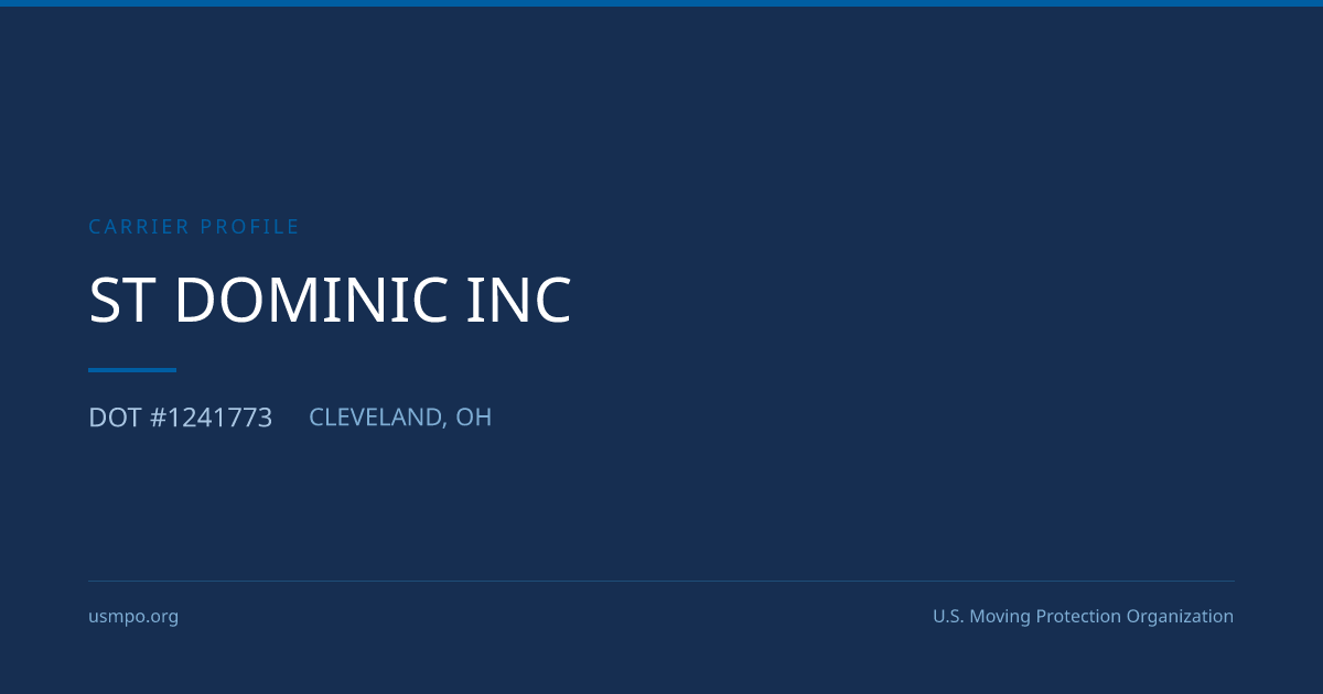 St Dominic Inc Reviewed | USMPO