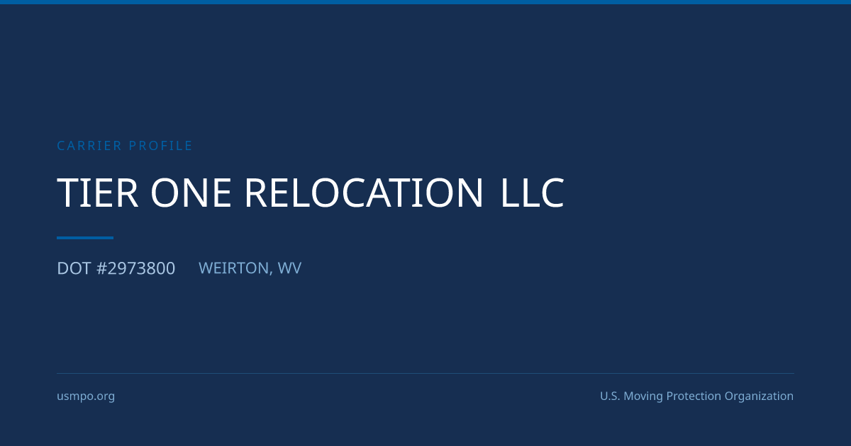 Tier One Relocation Llc Reviewed | USMPO